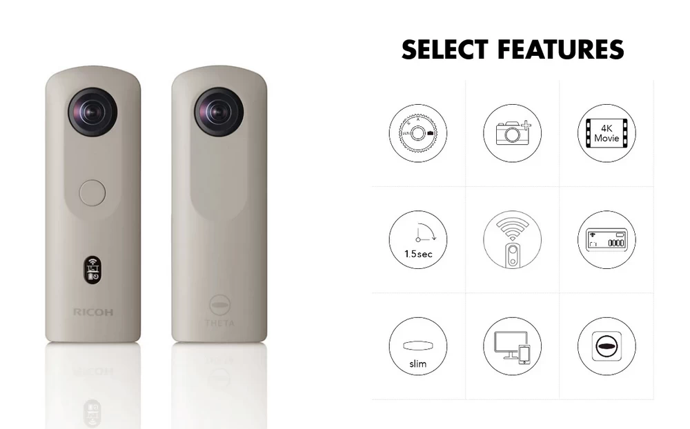 Ricoh THETA SC2 4K 360 Camera-Des3