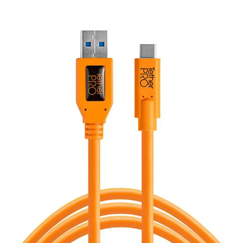 TetherPRO CUC3215-ORG USB 3.0 To USB-C 15' (4.6M)-Detail1