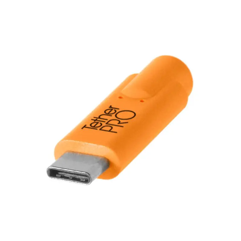 TetherPRO CUC33R15-ORG USB-C To 3.0 Micro-B Right Angle 15' (4.6M)-Detail4