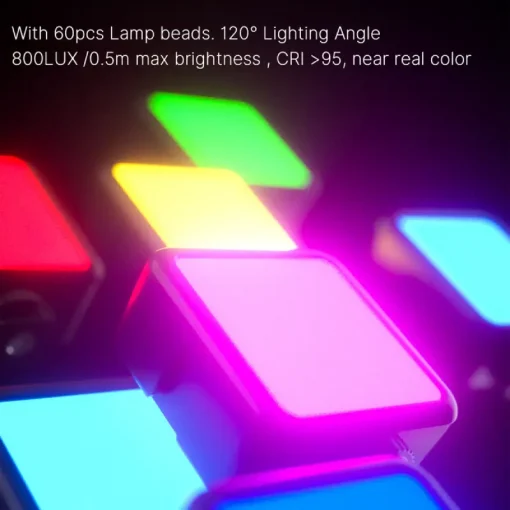 Ulanzi VL49 RGB Mini LED Video Light-Detail14