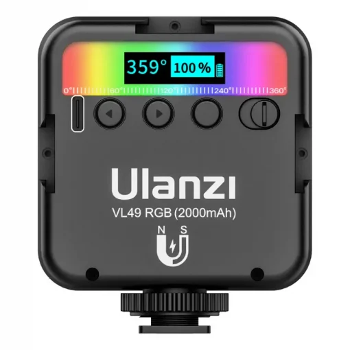 Ulanzi VL49 RGB Mini LED Video Light-Detail3