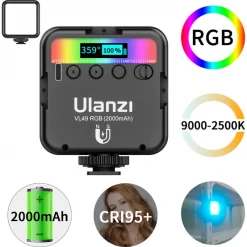 Ulanzi VL49 RGB Mini LED Video Light-Detail9