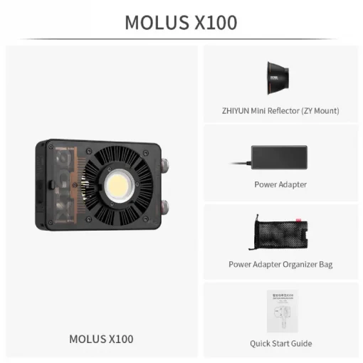 Zhiyun Molus X100 Pocket COB Light-Detail8