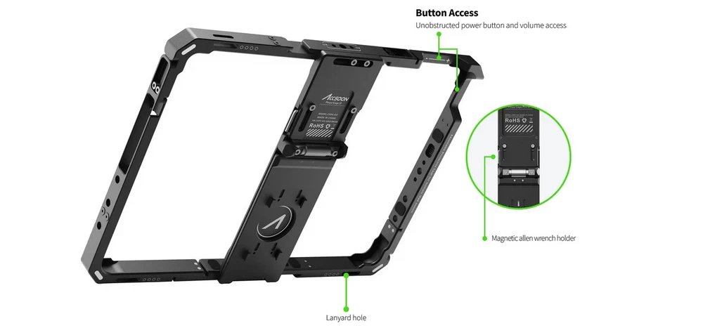 Accsoon iPad Power Cage II-Des7