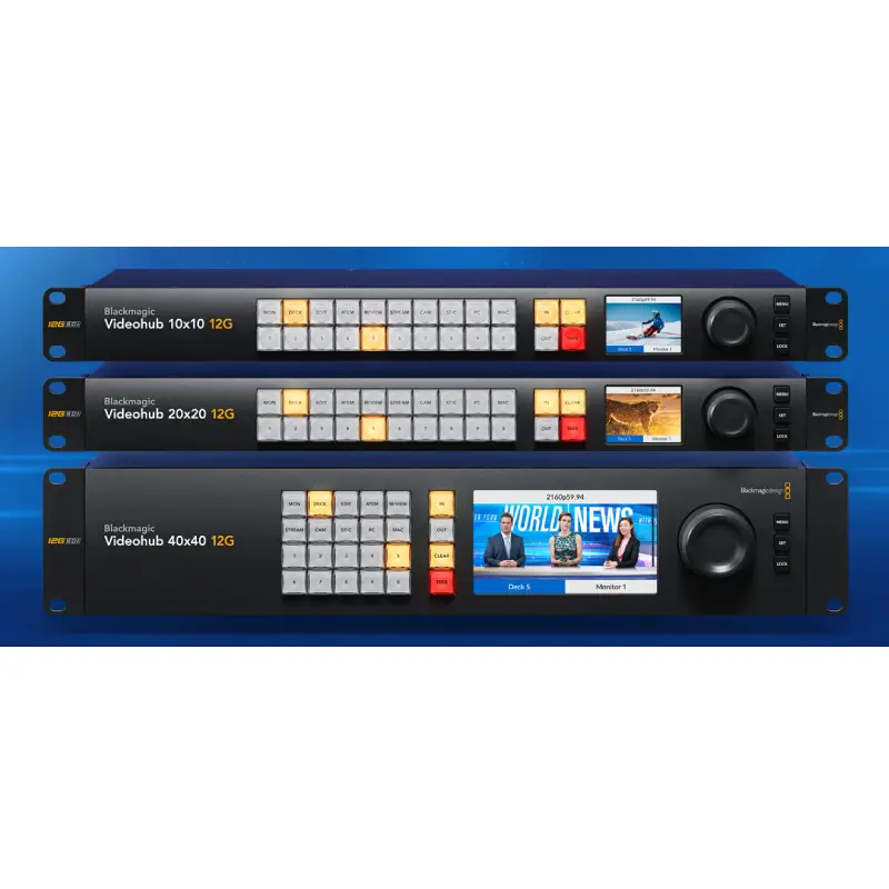 Blackmagic Design Videohub 10x10 12G-Detail3