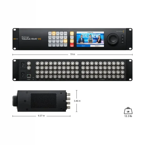 Blackmagic Design Videohub 40x40 12G-Detail2