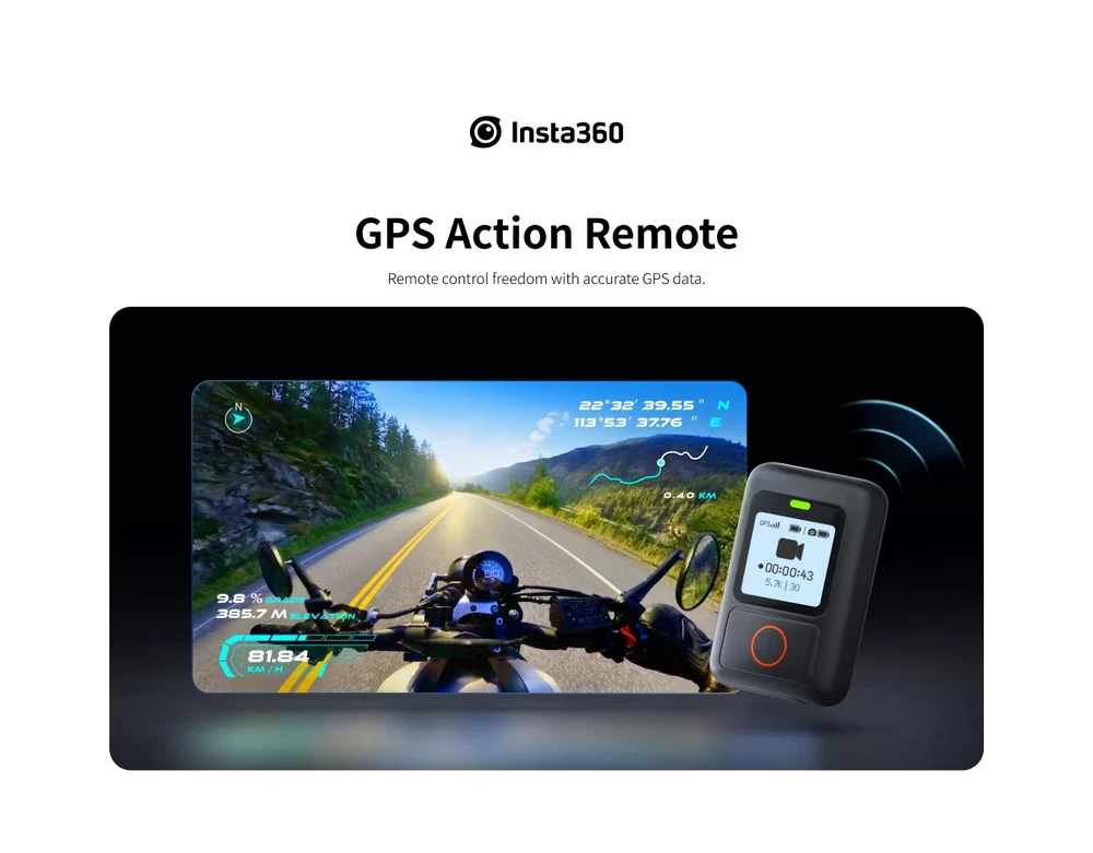 Insta360 GPS Action Remote-Des1