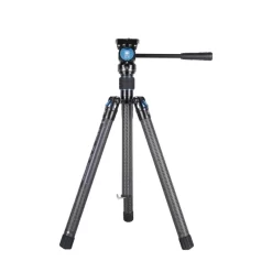 Sirui AT-125+AT-10 Panoramic Video Head Carbon Fiber Tripod Kit-Detail1