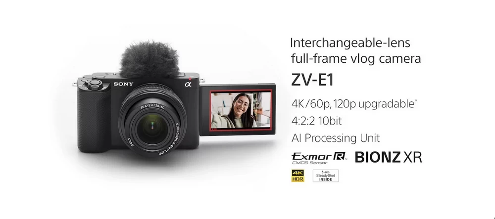 Sony ZV-E1 Vlog Camera-Des1