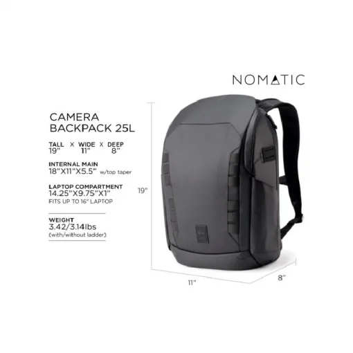 NOMATIC x Peter McKinnon 2 Camera Backpack 25L - Image 4