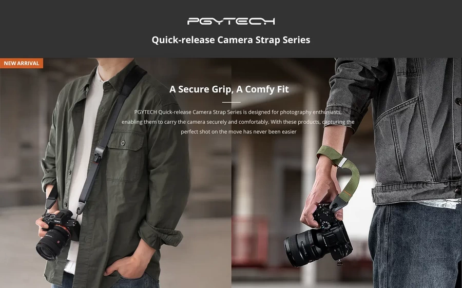 PGYTECH Camera Shoulder Strap-Des1