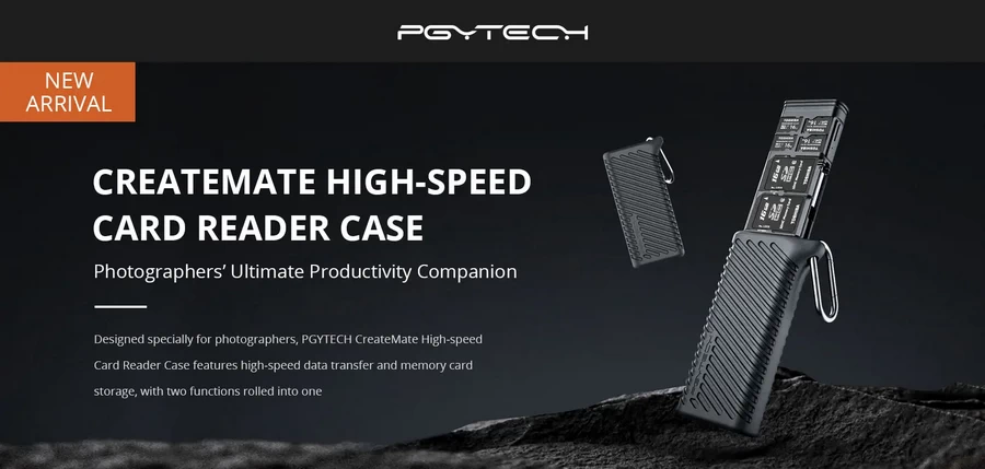 PGYTECH CreateMate High-speed Card Reader Case-Des1