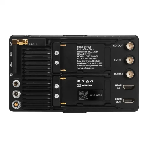 Portkeys BM7II DS 7" High-Bright Monitor with Wireless Camera Control - Image 7