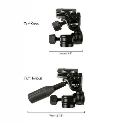 Slik SH-747 3 Way Pan Heads - Image 5