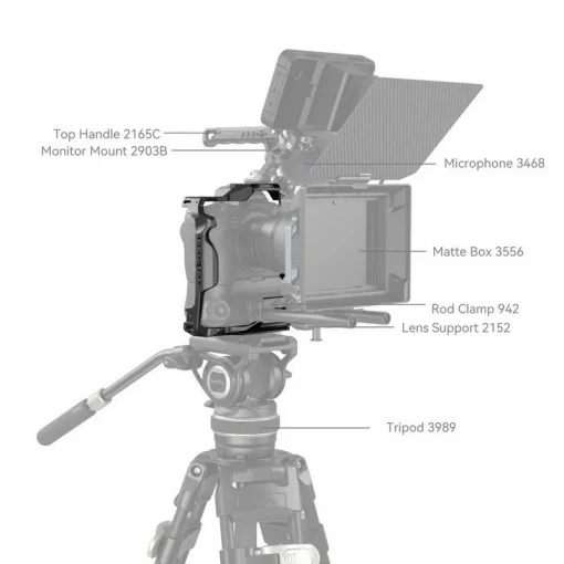 SmallRig 3982 Cage For Nikon Z8 with MB-N12 Battery Grip - Image 5