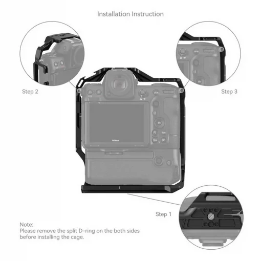 SmallRig 3982 Cage For Nikon Z8 with MB-N12 Battery Grip - Image 3