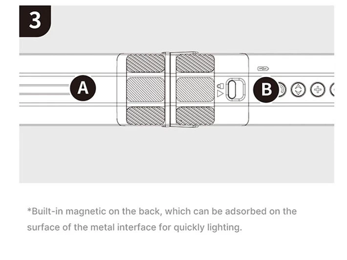 Ulanzi VL110 Magnetic RGB Tube Light 24cm-Des14