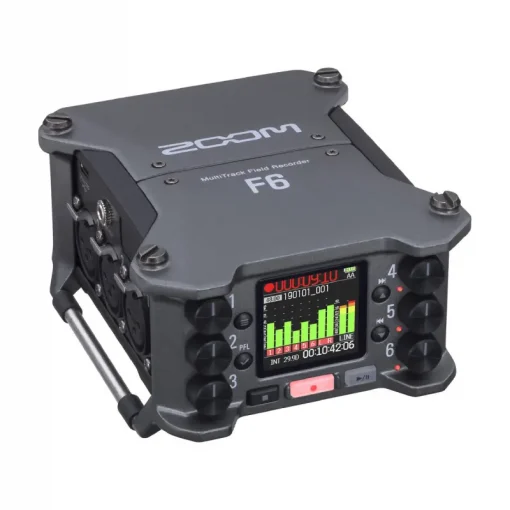 Zoom F6 6-Input14-Track Multitrack Field Recorder-Detail1
