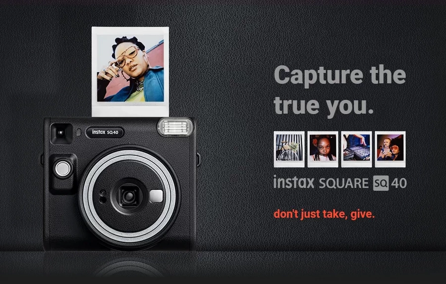 Fujifilm Instax Square SQ40 Instant Camera-Des1