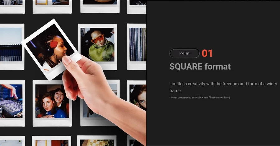 Fujifilm Instax Square SQ40 Instant Camera-Des5