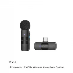 Boya BY-V10,V20 Ultracompact 2.4GHz Wireless Microphone System-Detail3