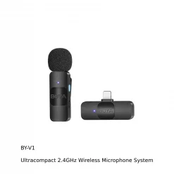 Boya BY-V1,V2 Ultracompact 2.4GHz Wireless Microphone System-Detail3