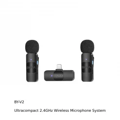 Boya BY-V1,V2 Ultracompact 2.4GHz Wireless Microphone System-Detail7