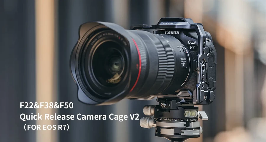 Falcam 3230 F22&F38&F50 Quick Release Camera Full Cage (For EOS R7)-Des1