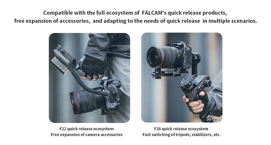 Falcam 3230 F22&F38&F50 Quick Release Camera Full Cage (For EOS R7)-Des6