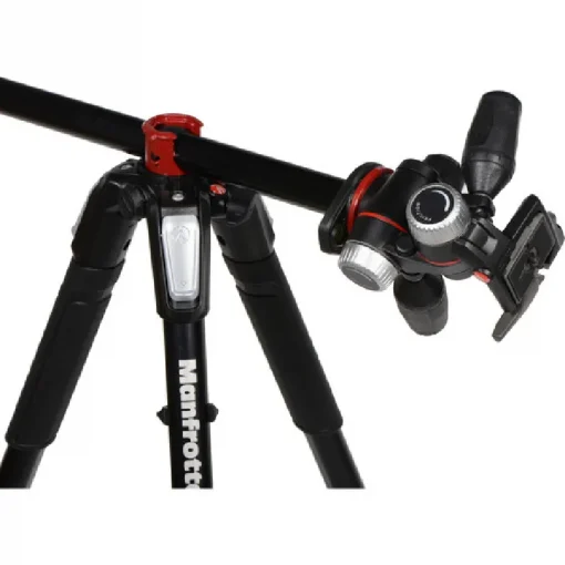Manfrotto 190X PRO4–3 Way Head Aluminum Tripod Kit - Image 9