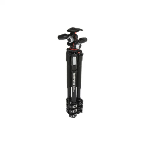 Manfrotto 190X PRO4–3 Way Head Aluminum Tripod Kit - Image 3