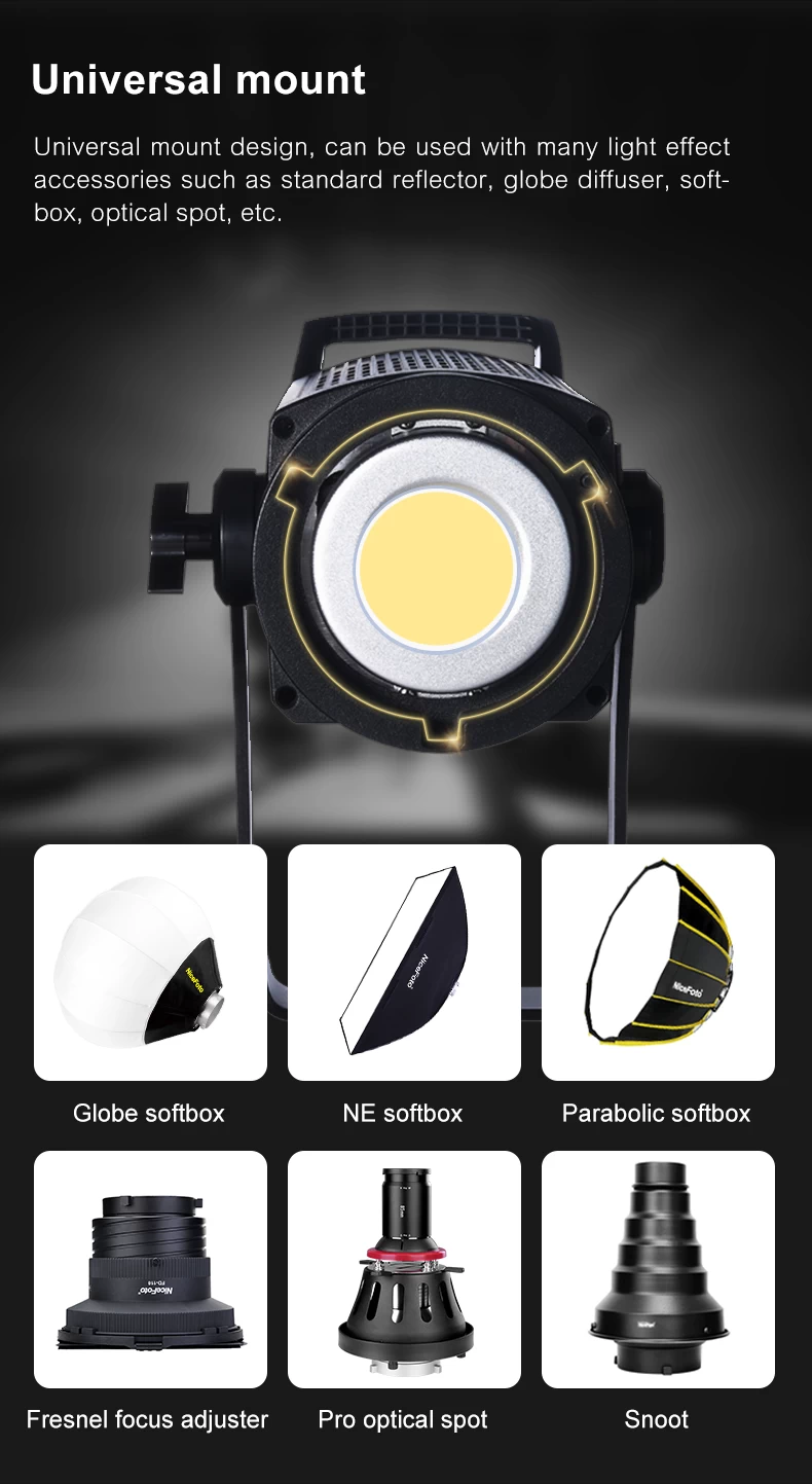 NiceFoto LV-1500B LED Video Light-Des9