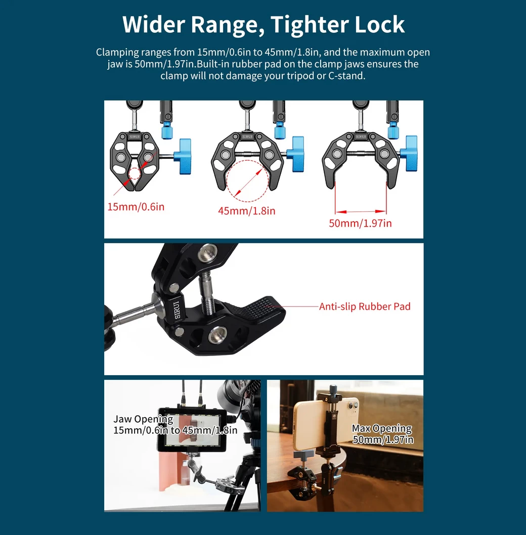 Crab Clamp with Magic Arm-Des5