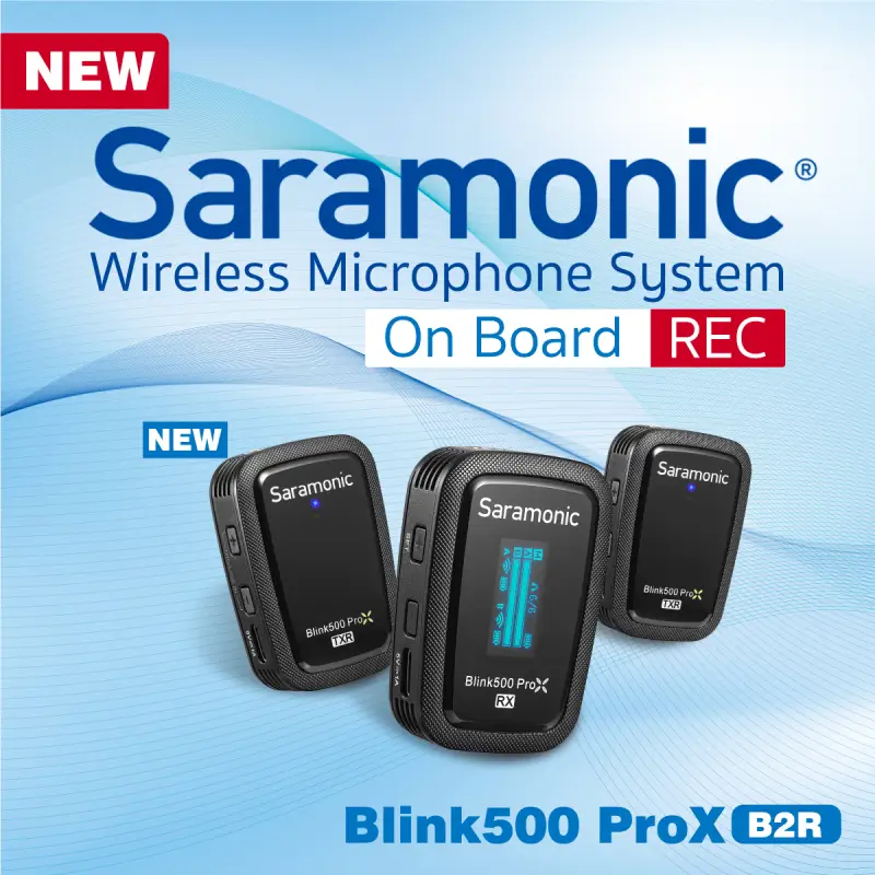 Saramonic Blink500 ProX B2R Wireless Microphone-Detail1