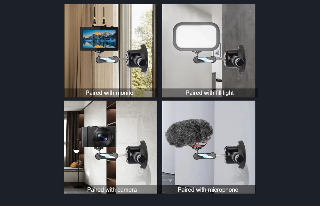 Sirui Alien Series Suction Cup Mounting Kit-Des10