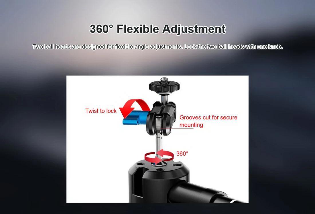 Sirui Alien Series Suction Cup Mounting Kit-Des8
