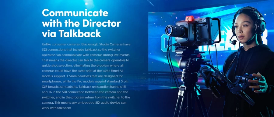 Blackmagic Design Studio Camera 4K Plus G2-Des11