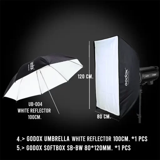 Godox Studio Flash QT600IIIM-D SET - Image 3