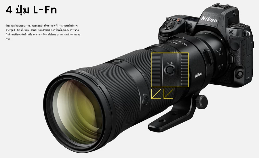 Nikon NIKKOR Z 180-600mm f5.6-6.3 VR-Des12