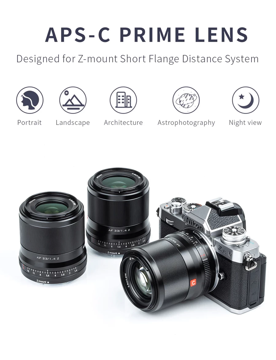Viltrox AF 56mm f1.4 Z Lens-Des2