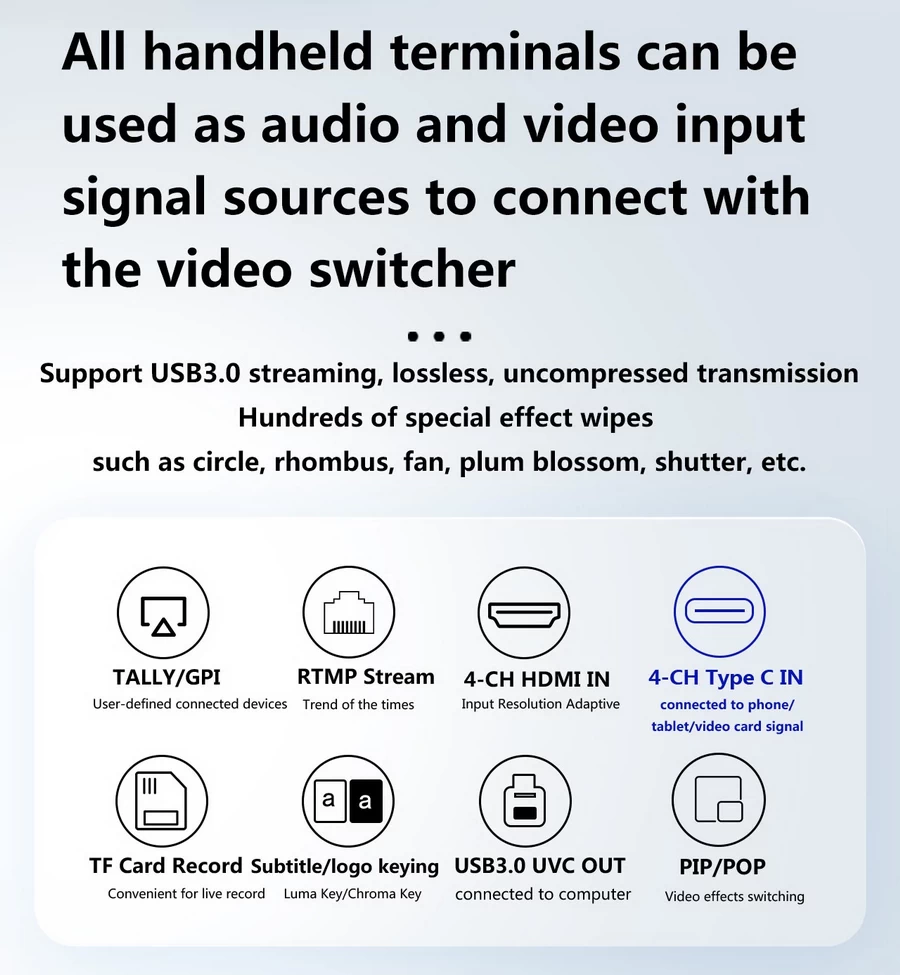 DeviceWell HDS7308 8-CH Video Switcher-Des2