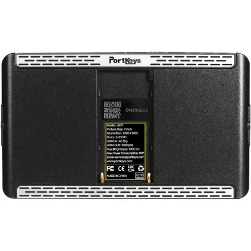 Portkeys LH7P 7" High-Bright Touchscreen Monitor with Wireless Control (Black) - Image 3