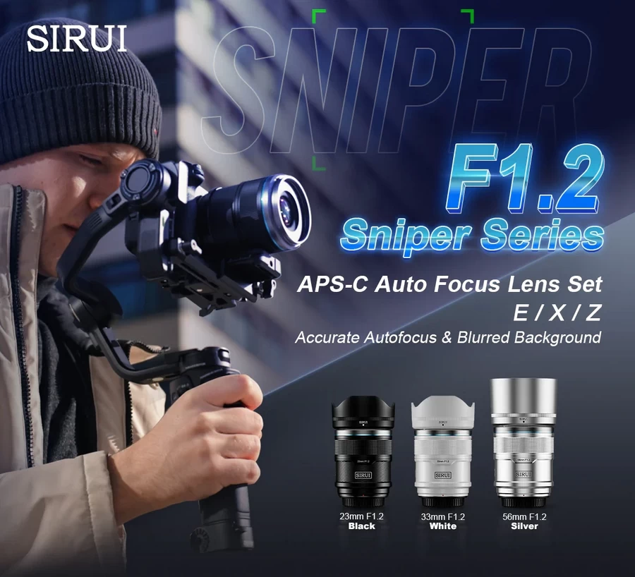 Sirui Sniper 23mm f1.2 APSC Auto-Focus-Des1