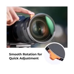 K&F Concept Black Diffusion (Mist) 14 and ND2-ND32 (1-5 Stop)Filter-Detail4