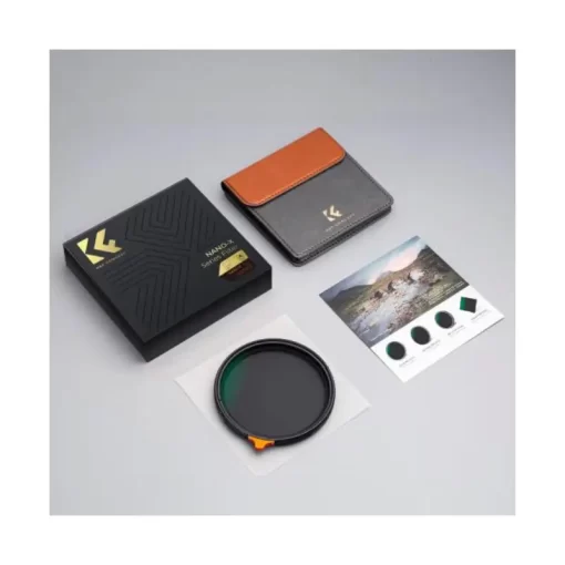 K&F Concept Black Diffusion (Mist) 14 and ND2-ND32 (1-5 Stop)Filter-Detail8