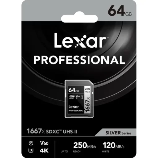 Lexar Professional 1667x SDXC UHS-II Card SILVER Series - Image 5