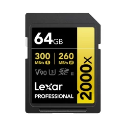 Lexar Professional 2000x SDHC SDXC UHS-II Card GOLD Series-Detail1