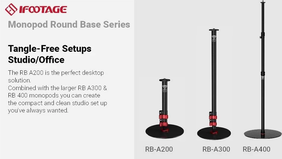 iFootage Cobra 2 Round Base Monopod-Des9