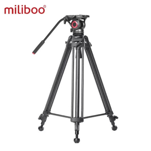 Miliboo MTT606B Carbon Fiber Tripod Kit with Ground Spreader - Image 2
