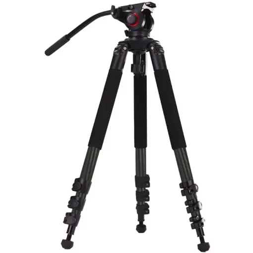 Miliboo MTT702B Professional Carbon Fiber Tripod with MYT803 Fluid Head
